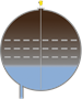 Mesure d'interface dans une unité de dessalage