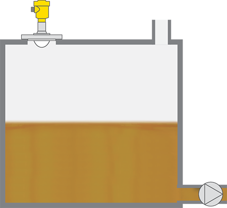 Füllstandmessung im Vorratsbehälter für Hydrauliköl