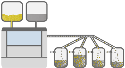 Kapazitive Grenzstanderfassung bei der Kapselbefüllung