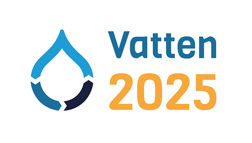 Logo for exhibition Vatten2025 in Gothenburg