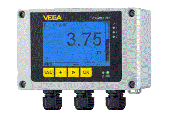 VEGAMET 842 - Controlador robusto e instrumento de exibição para sensores de nível