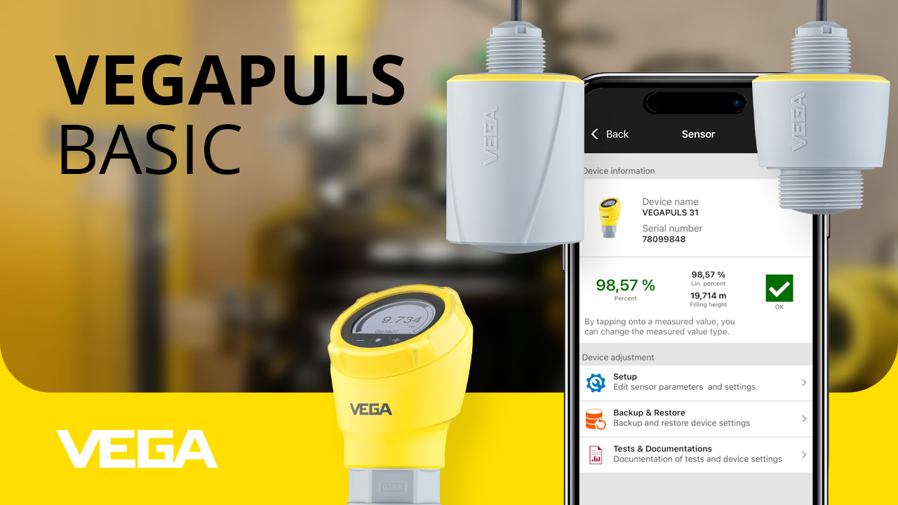 Setup with VEGA Tools App